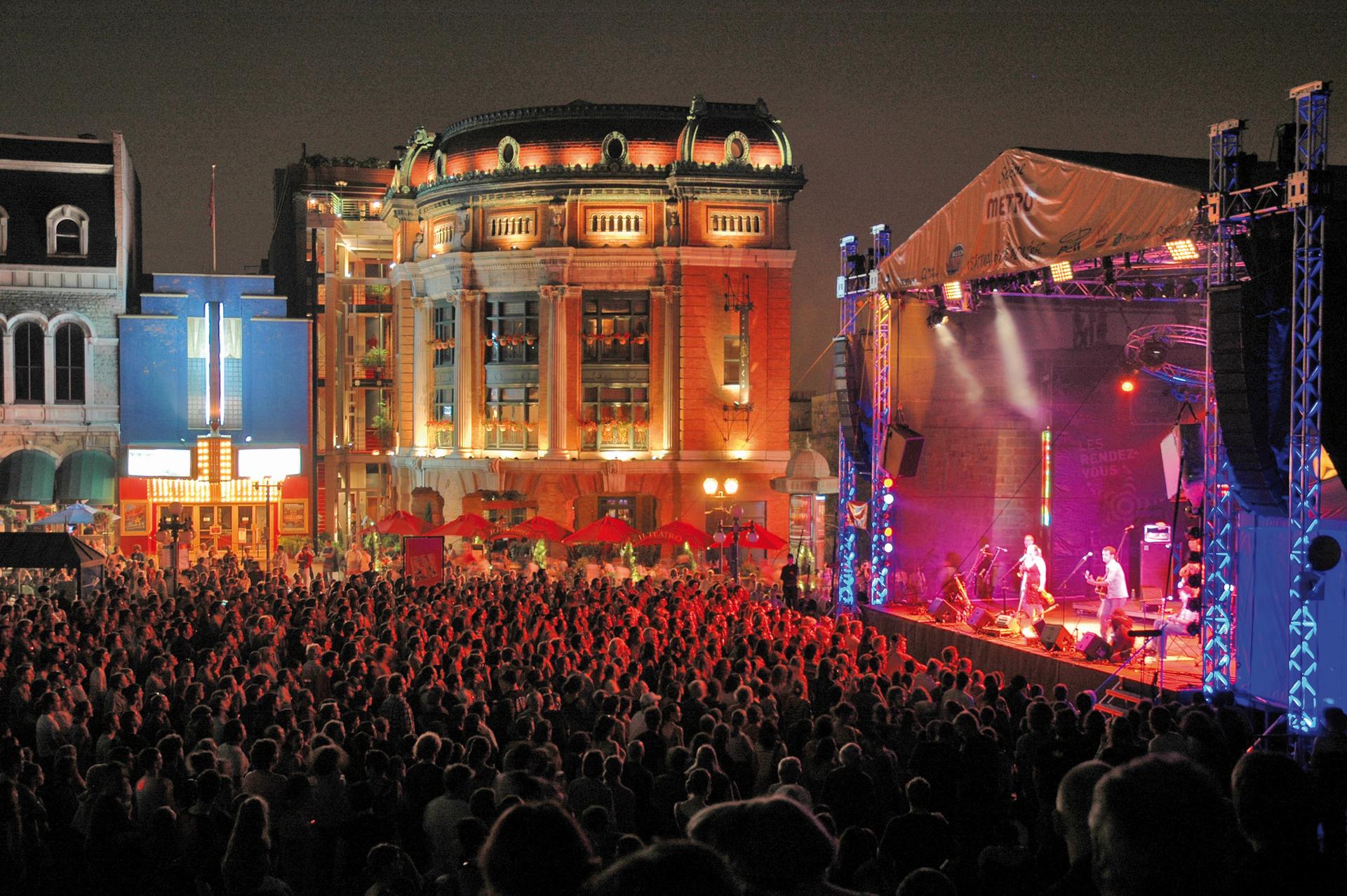 Summer Festival in Place d'Youville