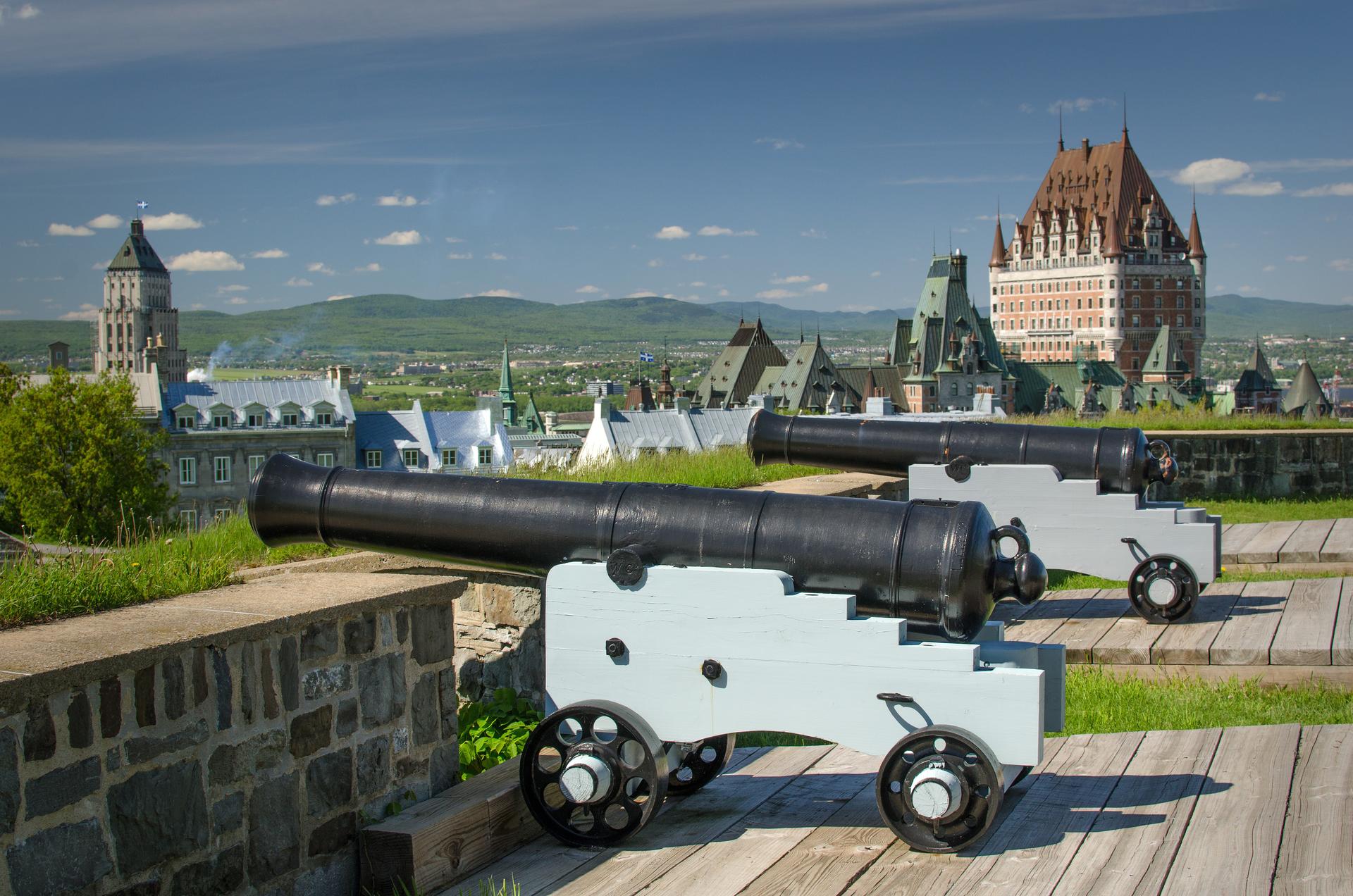 View of the Château Frontenac from the Québec Citadel, Québec City