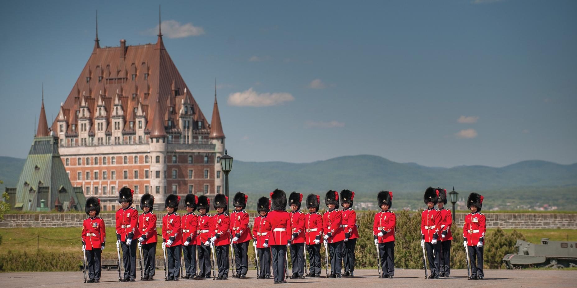Changing of the Guard at La Citadelle de Québec